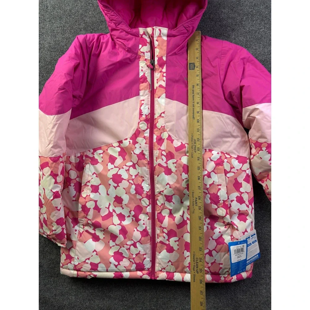 Columbia Horizon Ride III Jacket Youth XL Pink Camo Waterproof Insulated Hooded